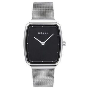 Obaku Women's Tern Lille Black Dial Watch - V267LXCBMC